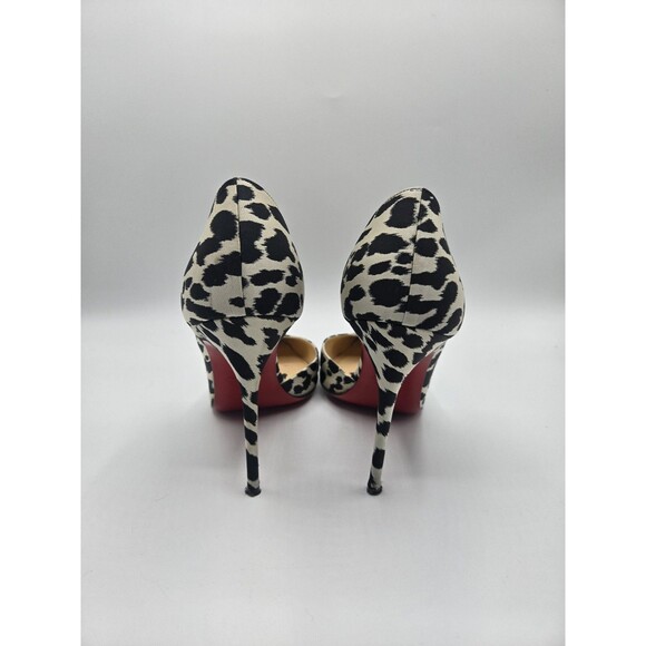 Christian Louboutin Iriza Animal Print Heels Size 8.5 - Picture 3 of 13